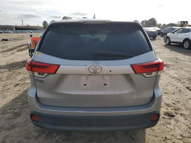 5TDZZRFH1KS334245 - 2019 TOYOTA HIGHLANDER LE SILVER photo 6