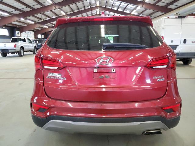 5XYZTDLB5HG443382 - 2017 HYUN SANTA FE SPORT RED photo 6