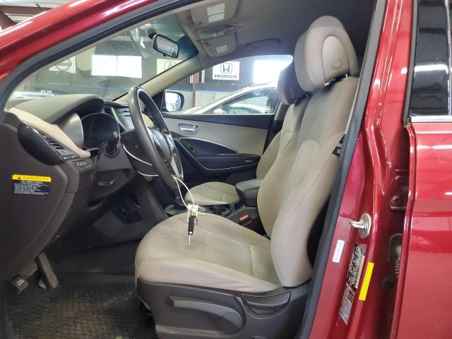 5XYZTDLB5HG443382 - 2017 HYUN SANTA FE SPORT RED photo 7