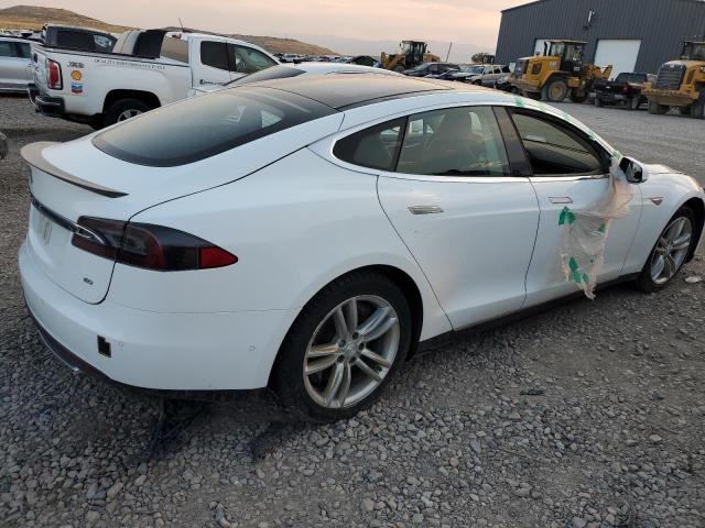 5YJSA1S16EFP60380 - 2014 TESLA MODEL S WHITE photo 3