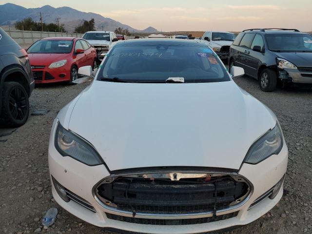 5YJSA1S16EFP60380 - 2014 TESLA MODEL S WHITE photo 5