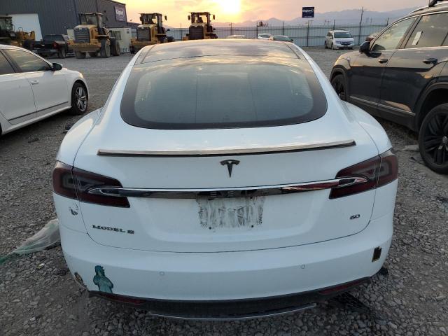 5YJSA1S16EFP60380 - 2014 TESLA MODEL S WHITE photo 6
