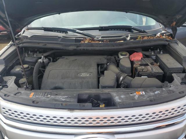 1FM5K8D87EGA10498 - 2014 FORD EXPLORER XLT GRAY photo 12