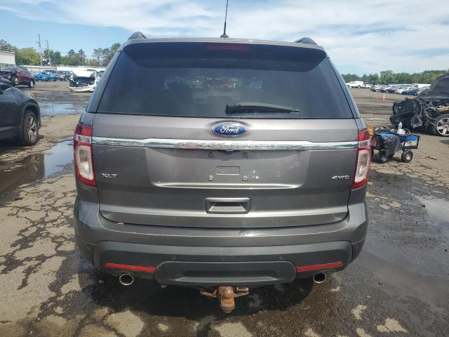 1FM5K8D87EGA10498 - 2014 FORD EXPLORER XLT GRAY photo 6
