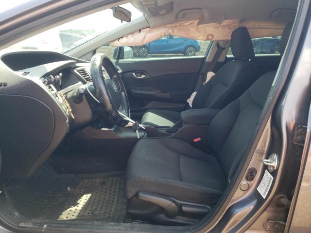 2HGFB2F59FH545378 - 2015 HONDA CIVIC LX GRAY photo 7