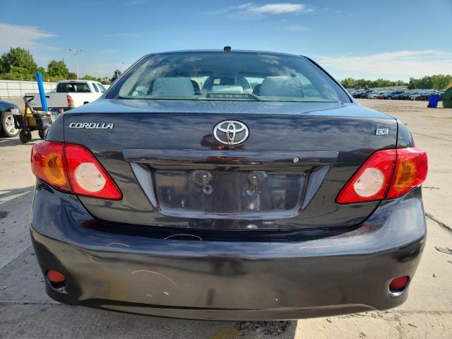 1NXBU4EE3AZ374682 - 2010 TOYOTA COROLLA BASE BLACK photo 6