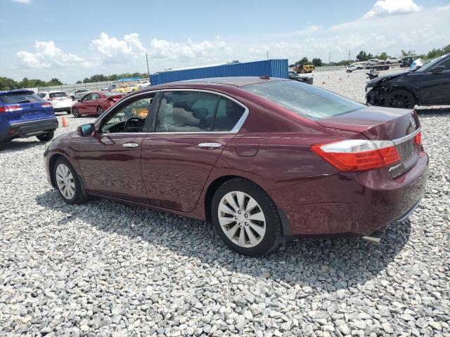 1HGCR3F84FA010729 - 2015 HONDA ACCORD EXL BURGUNDY photo 2