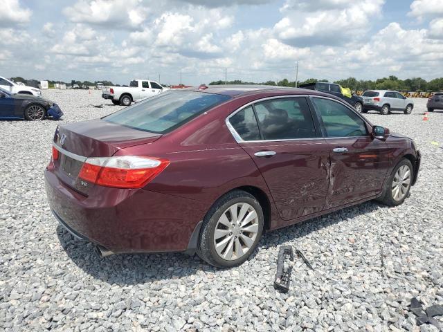 1HGCR3F84FA010729 - 2015 HONDA ACCORD EXL BURGUNDY photo 3
