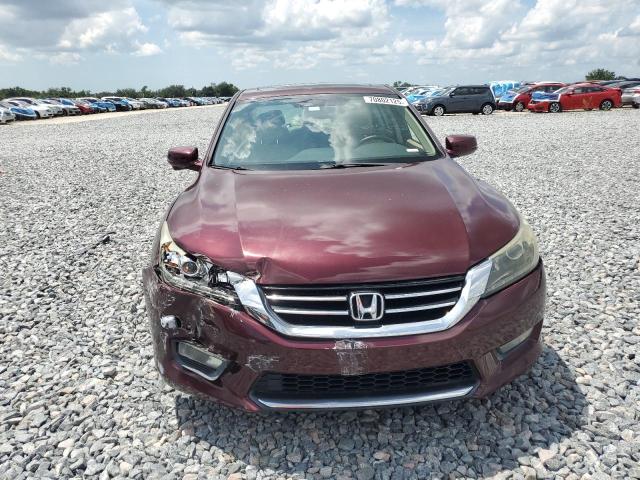1HGCR3F84FA010729 - 2015 HONDA ACCORD EXL BURGUNDY photo 5