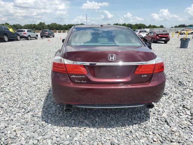 1HGCR3F84FA010729 - 2015 HONDA ACCORD EXL BURGUNDY photo 6