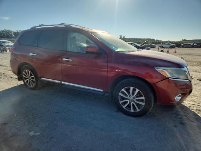 5N1AR2MN7EC628568 - 2014 NISSAN PATHFINDER S BURGUNDY photo 4