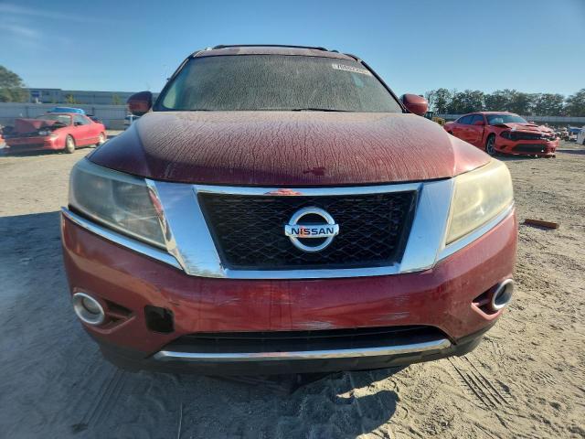 5N1AR2MN7EC628568 - 2014 NISSAN PATHFINDER S BURGUNDY photo 5