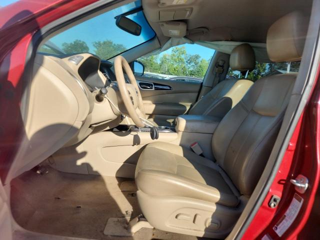 5N1AR2MN7EC628568 - 2014 NISSAN PATHFINDER S BURGUNDY photo 7