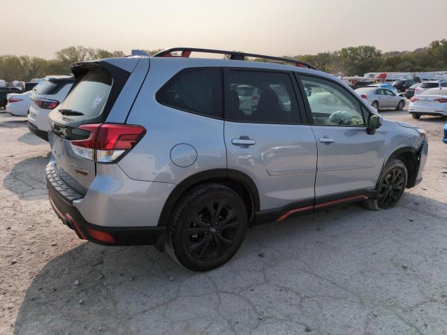 JF2SKAJC5NH503907 - 2022 SUBARU FORESTER SPORT GRAY photo 3