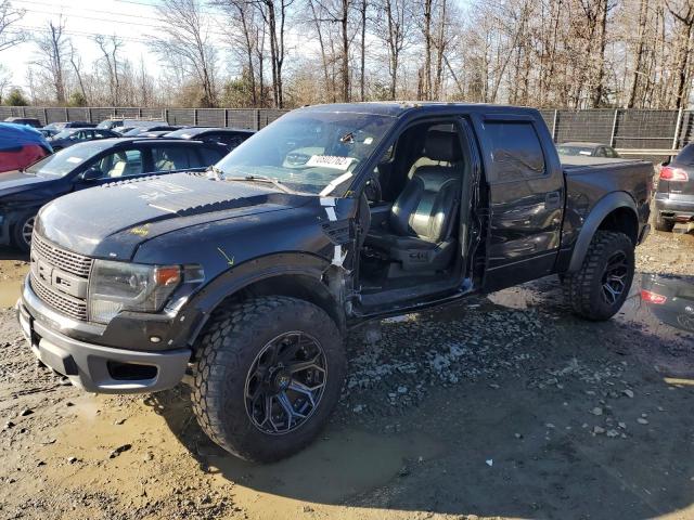 1FTFW1R60DFB89354 - 2013 FORD F150 SVT RAPTOR BLACK photo 1