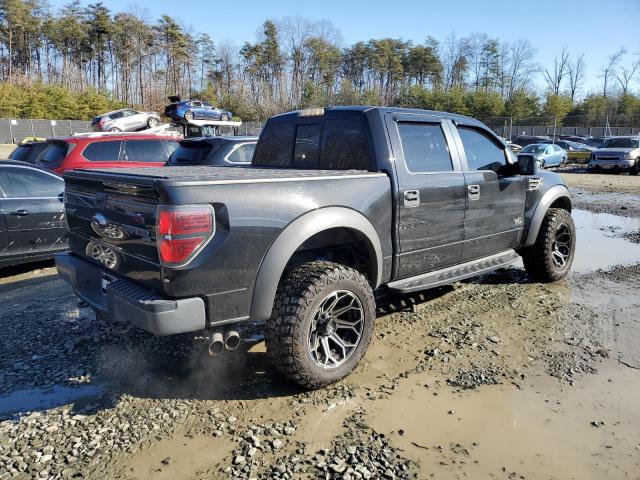 1FTFW1R60DFB89354 - 2013 FORD F150 SVT RAPTOR BLACK photo 3