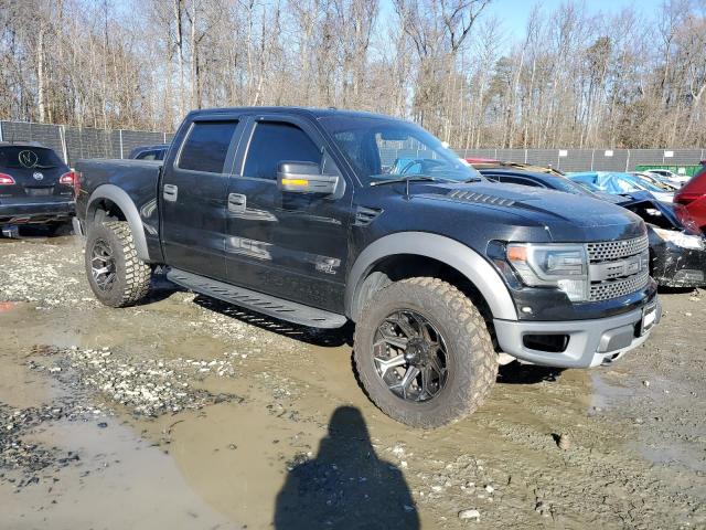 1FTFW1R60DFB89354 - 2013 FORD F150 SVT RAPTOR BLACK photo 4