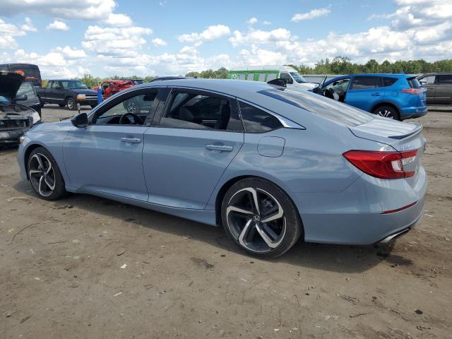 1HGCV1F38NA041663 - 2022 HONDA ACCORD SPORT BLUE photo 2