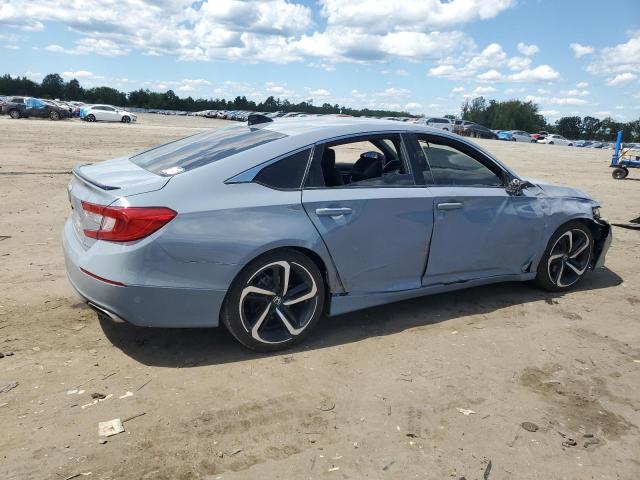 1HGCV1F38NA041663 - 2022 HONDA ACCORD SPORT BLUE photo 3