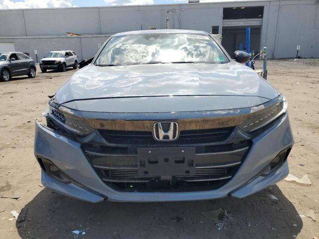 1HGCV1F38NA041663 - 2022 HONDA ACCORD SPORT BLUE photo 5