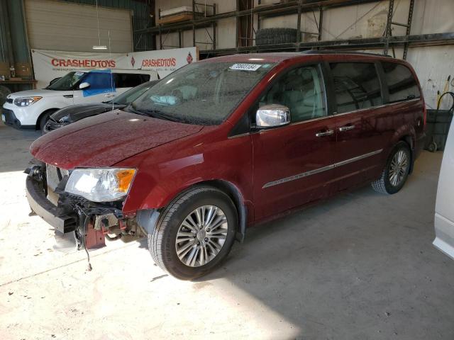 2C4RC1CG9DR677718 - 2013 CHRYSLER TOWN & COU TOURING L MAROON photo 1