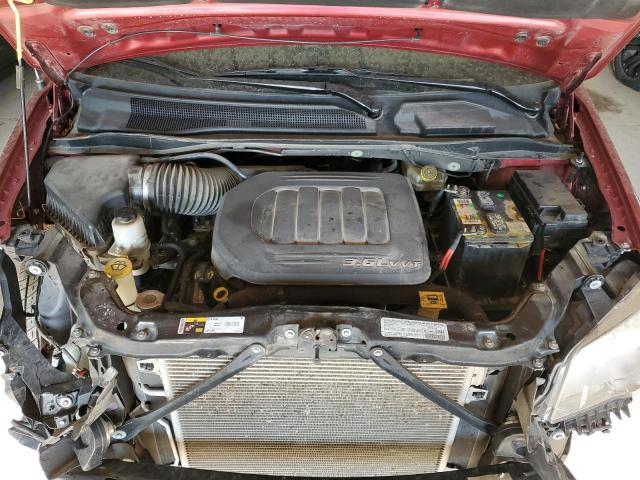 2C4RC1CG9DR677718 - 2013 CHRYSLER TOWN & COU TOURING L MAROON photo 12