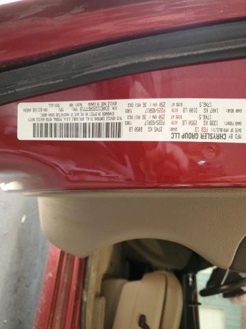 2C4RC1CG9DR677718 - 2013 CHRYSLER TOWN & COU TOURING L MAROON photo 13