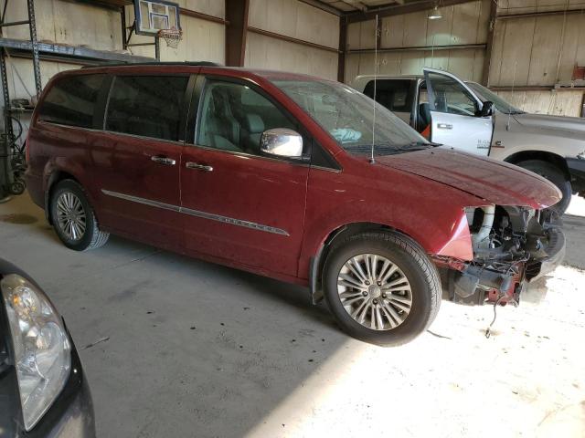 2C4RC1CG9DR677718 - 2013 CHRYSLER TOWN & COU TOURING L MAROON photo 4
