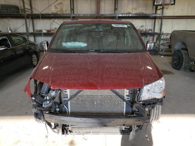 2C4RC1CG9DR677718 - 2013 CHRYSLER TOWN & COU TOURING L MAROON photo 5