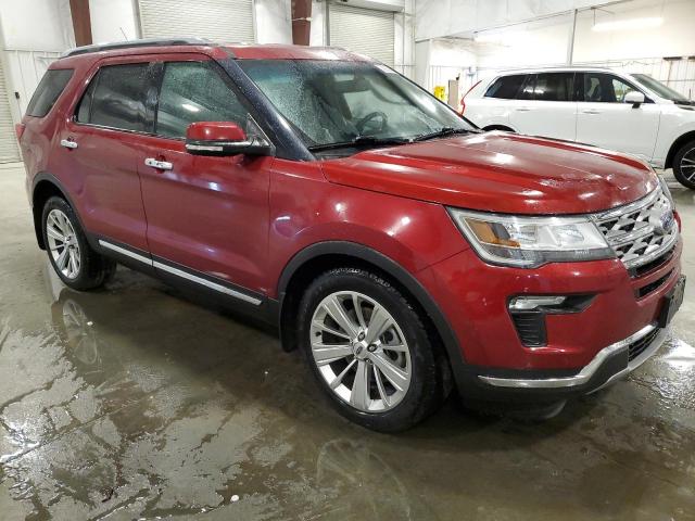 1FM5K8F88KGB39584 - 2019 FORD EXPLORER LIMITED Qırmızı foto 4
