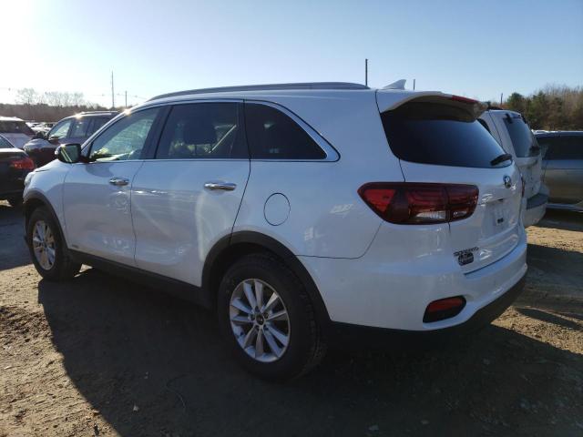 5XYPGDA34KG569389 - 2019 KIA SORENTO L WHITE photo 2