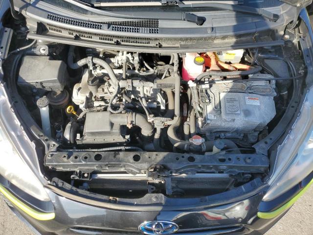 JTDKDTB39G1122334 - 2016 TOYOTA PRIUS C შავი ფოტო 11