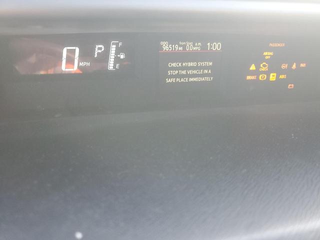 JTDKDTB39G1122334 - 2016 TOYOTA PRIUS C შავი ფოტო 9