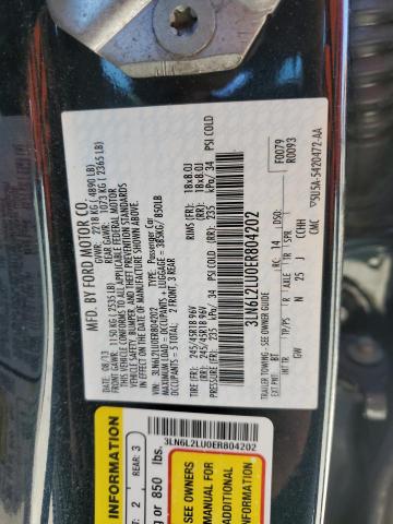 3LN6L2LU0ER804202 - 2014 LINCOLN MKZ HYBRID 蓝色 照片 12