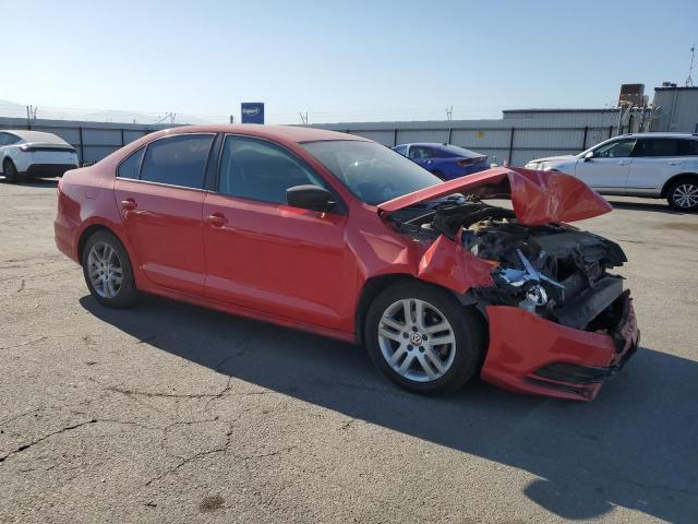 3VW2K7AJ8FM234294 - 2015 VOLKSWAGEN JETTA BASE RED photo 4