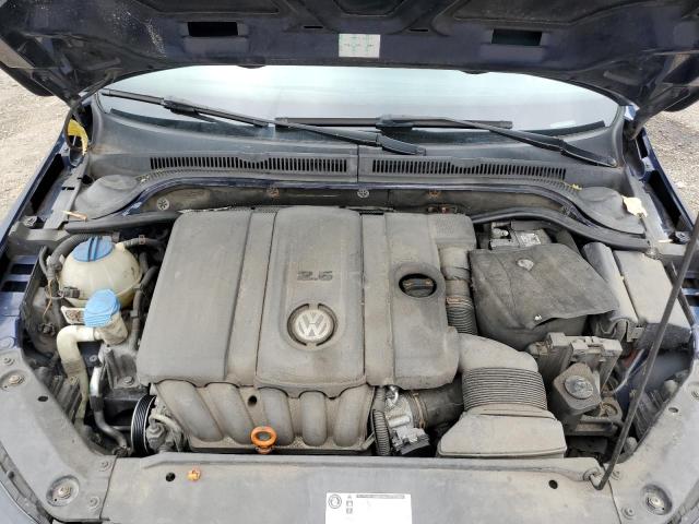 3VWDP7AJ4CM351005 - 2012 VOLKSWAGEN JETTA SE Bleu photo 11