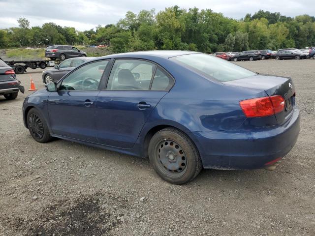 3VWDP7AJ4CM351005 - 2012 VOLKSWAGEN JETTA SE Bleu photo 2