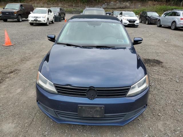 3VWDP7AJ4CM351005 - 2012 VOLKSWAGEN JETTA SE Bleu photo 5