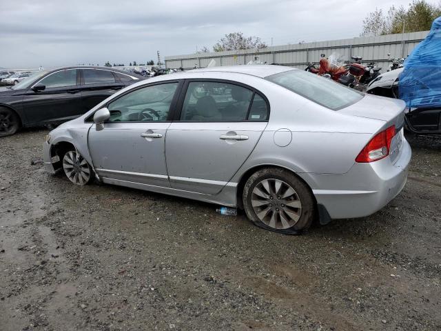 2HGFA16849H307840 - 2009 HONDA CIVIC EX SILVER photo 2