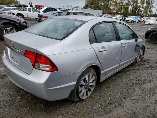 2HGFA16849H307840 - 2009 HONDA CIVIC EX SILVER photo 3