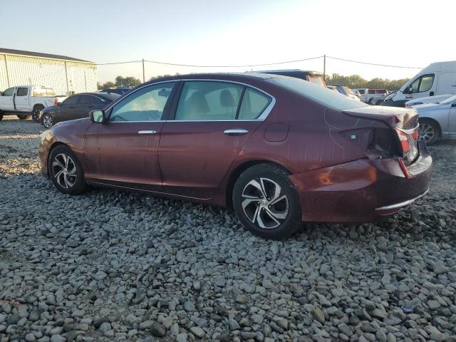 1HGCR2F36GA122920 - 2016 HONDA ACCORD LX BURGUNDY photo 2