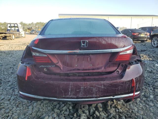 1HGCR2F36GA122920 - 2016 HONDA ACCORD LX BURGUNDY photo 6