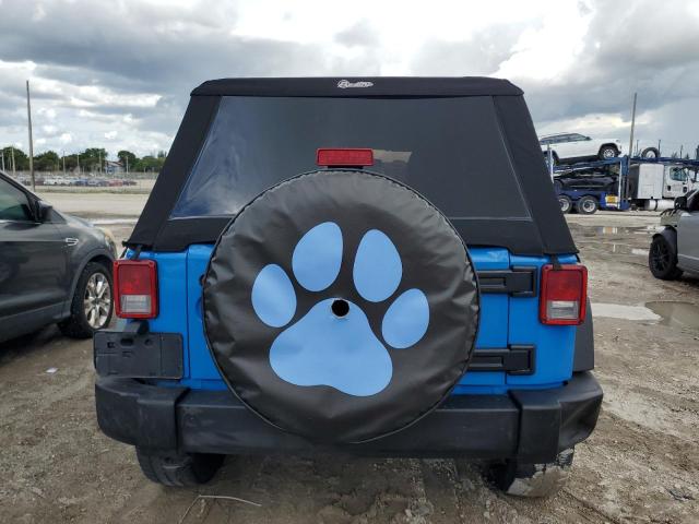 1J4BA3H13BL541379 - 2011 JEEP WRANGLER U SPORT Blau Foto 6