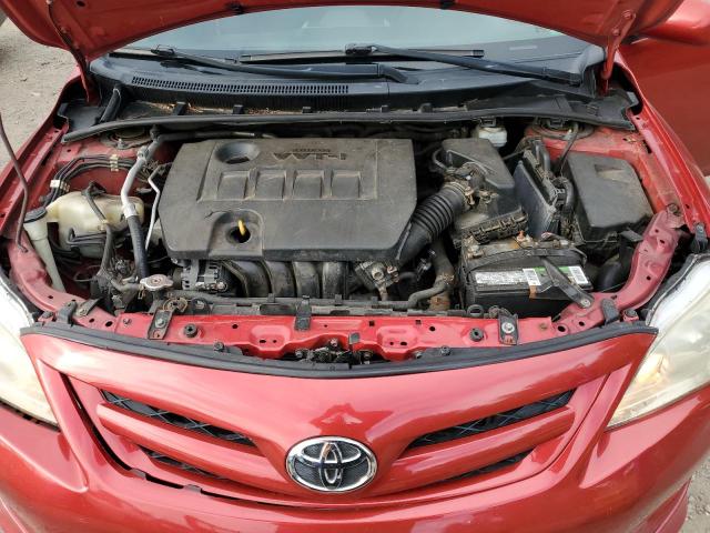 2T1BU4EE3CC869288 - 2012 TOYOTA COROLLA BASE 红色 照片 11