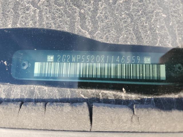 2G2WP552081146559 - 2008 PONTIAC GRAND PRIX SILVER photo 13