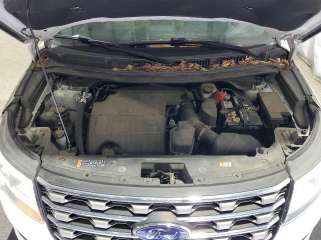 1FM5K8D81HGB14439 - 2017 FORD EXPLORER XLT WHITE photo 12