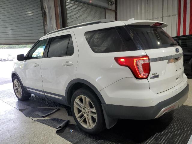 1FM5K8D81HGB14439 - 2017 FORD EXPLORER XLT WHITE photo 2