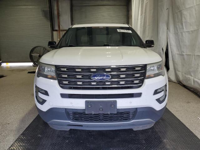 1FM5K8D81HGB14439 - 2017 FORD EXPLORER XLT WHITE photo 5