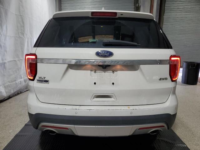 1FM5K8D81HGB14439 - 2017 FORD EXPLORER XLT WHITE photo 6