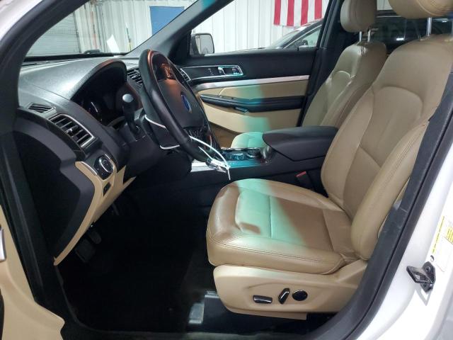 1FM5K8D81HGB14439 - 2017 FORD EXPLORER XLT WHITE photo 7